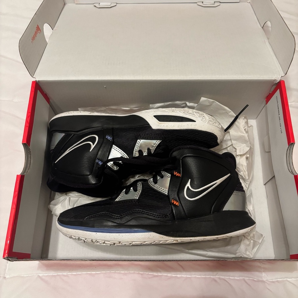 Nike Black and White High-Top Sneakers